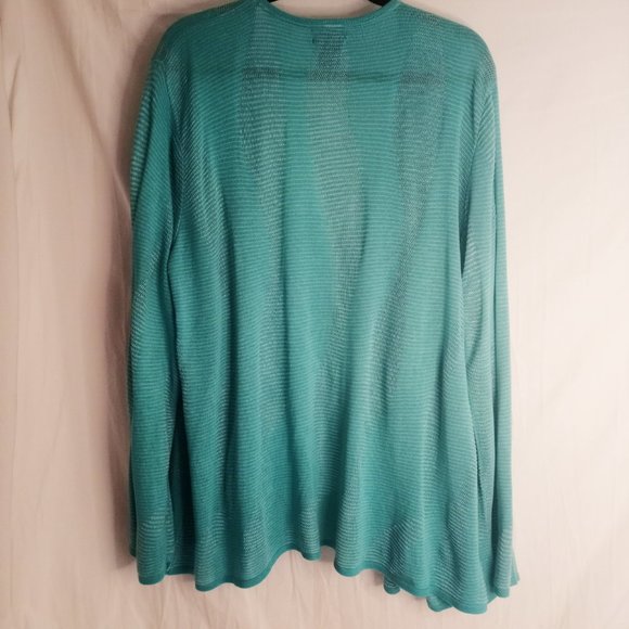 Womens 2X R Q T Wavelength Knit Cardigan Sweater - Picture 16 of 16